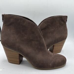 Aerosoles A2 Heelrest Women's Gravity Ankle Bootie Size 8.5 Faux Suede Western